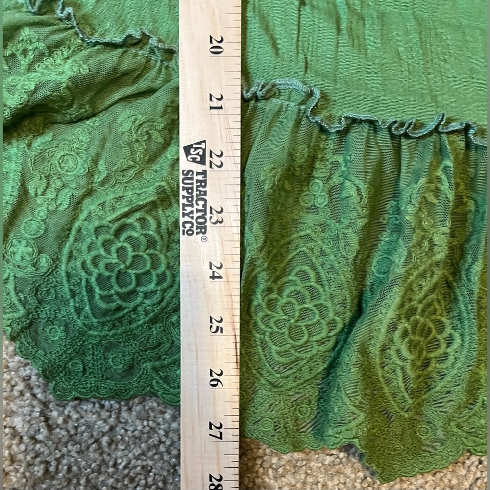 JODIFL Peasant Style Top Spring Green size S - Picture 5 of 10